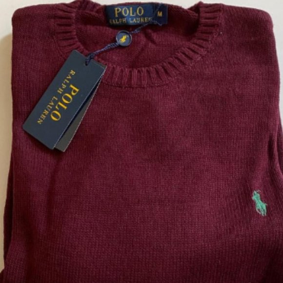 Polo Ralph Lauren Other - Polo Ralph Lauren Crew Neck Pima Cott(Burgandy)